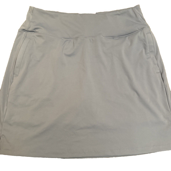 New With Tag G Gradual Golf Skorts Women with 5 Pockets XL Light Blue/Gray - Picture 1 of 7